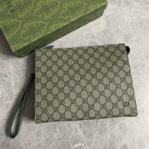 clutch-gucci-gg-supreme-pouch-xanh-hoa-tiet-monogram