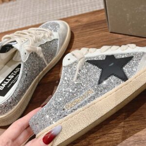 Giày Golden Goose Ball Star Slip on Glitter Detailing