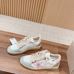 Giày Golden Goose Ball Star Suede Star-Patch Leather Trainers