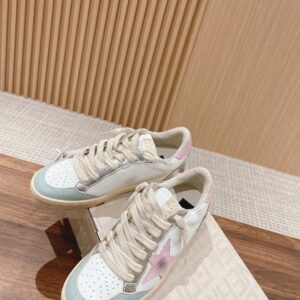 Giày Golden Goose Ball Star Suede Star-Patch Leather Trainers