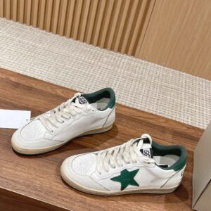 Giày Golden Goose Ball Star White Green