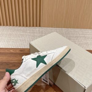 Giày Golden Goose Ball Star White Green