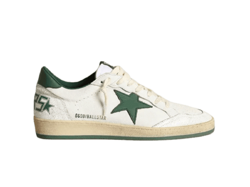 Giày Golden Goose Ball Star White Green