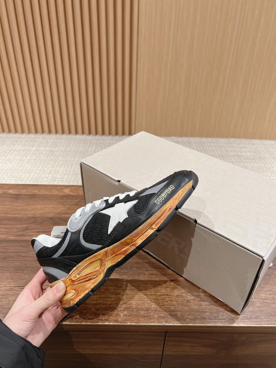 Giày Golden Goose Dad-Star Gold Best Quality