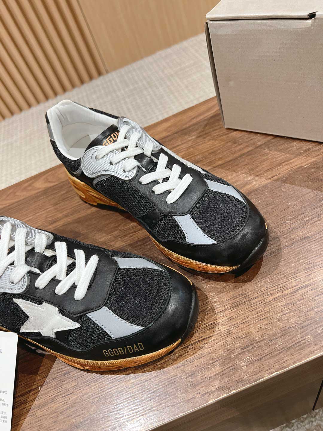 Giày Golden Goose Dad-Star Gold Best Quality