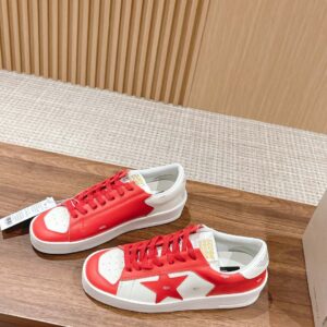 Giày Golden Goose Leather Stardan Red Sneakers