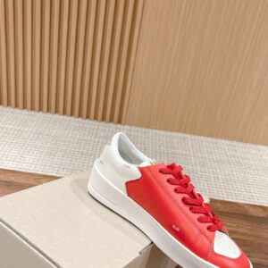 Giày Golden Goose Leather Stardan Red Sneakers