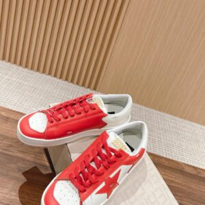 Giày Golden Goose Leather Stardan Red Sneakers