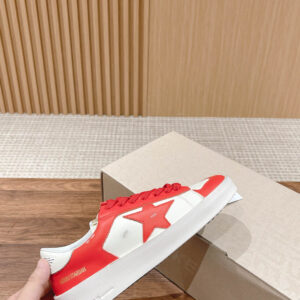 Giày Golden Goose Leather Stardan Red Sneakers