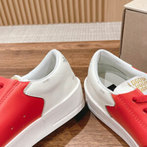 Giày Golden Goose Leather Stardan Red Sneakers