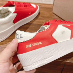 Giày Golden Goose Leather Stardan Red Sneakers