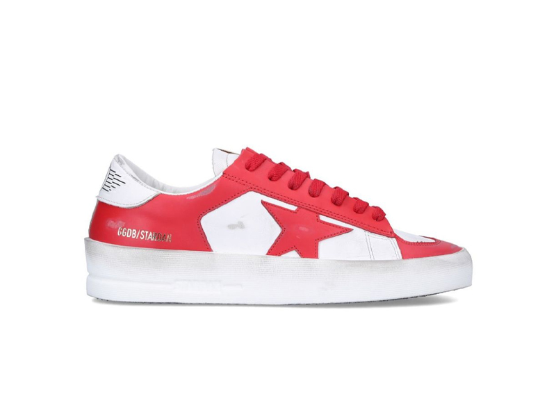 Giày Golden Goose Leather Stardan Red Sneakers