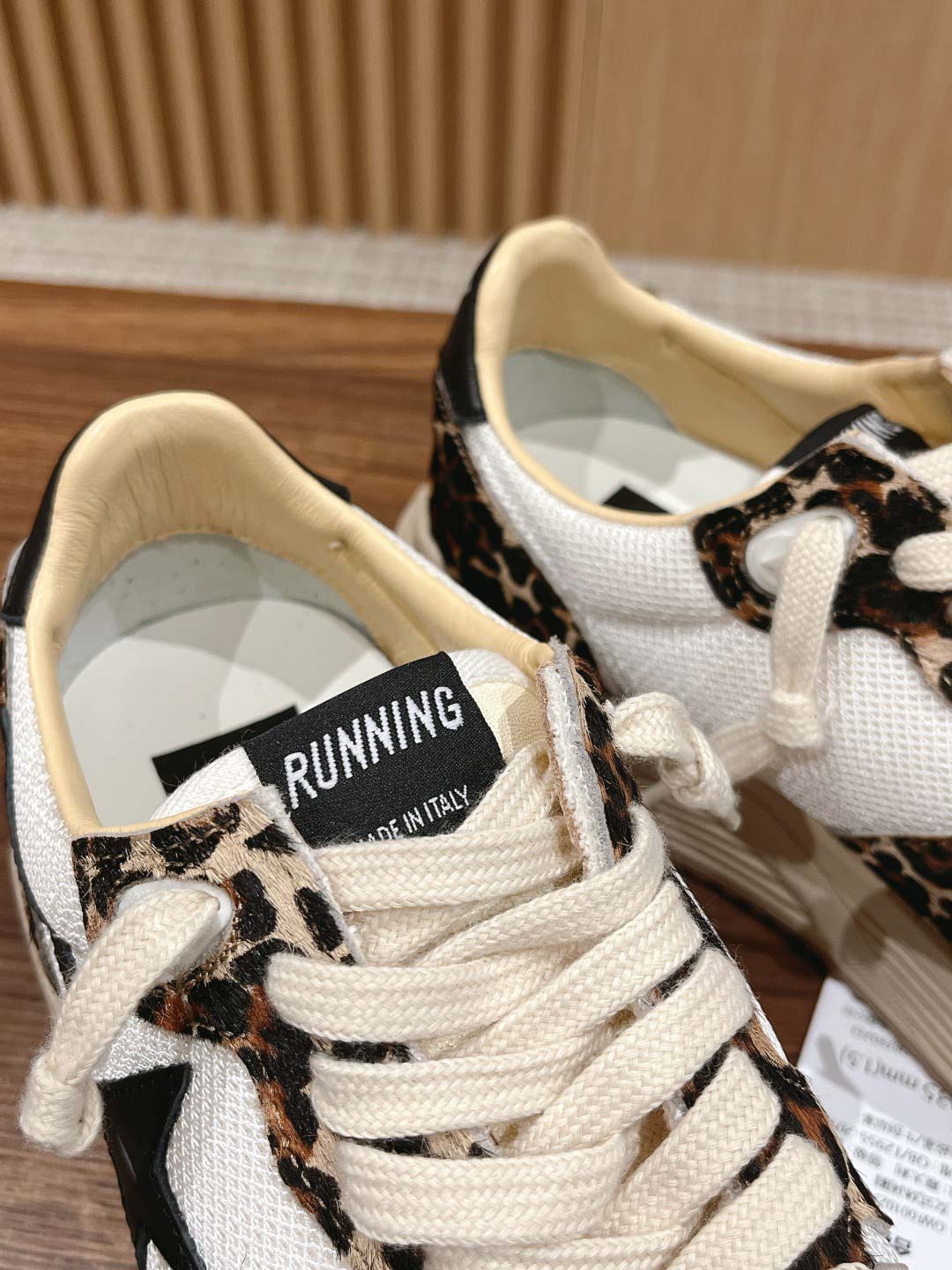 Giày Golden Goose Leopard Print Running Sole