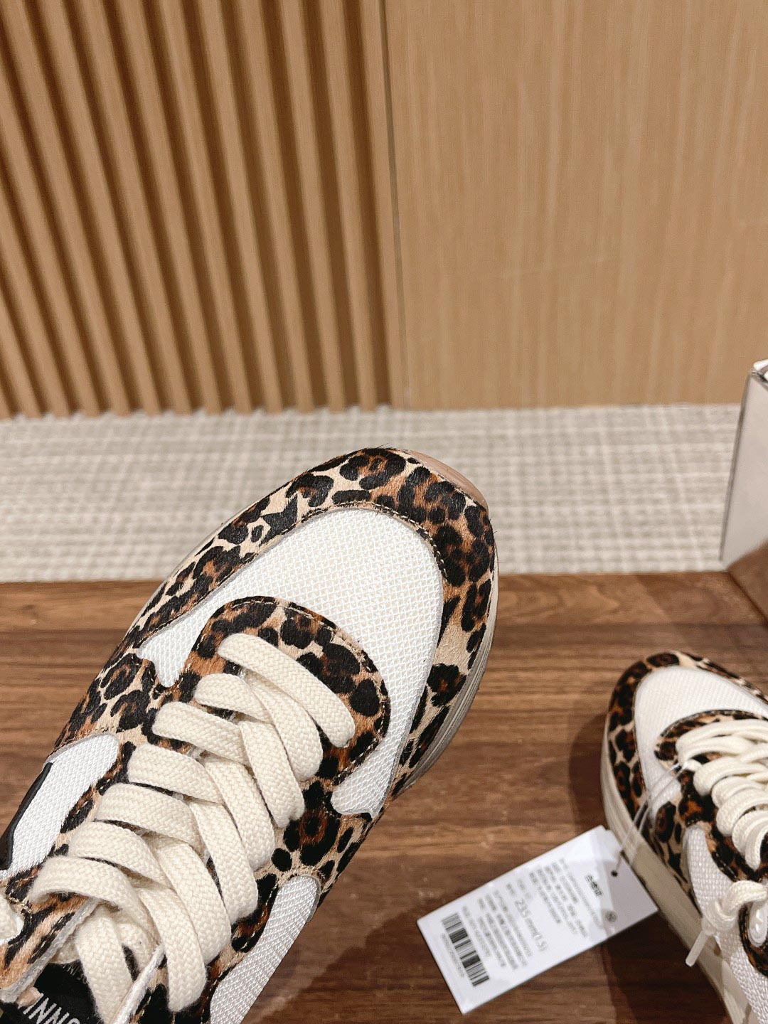 Giày Golden Goose Leopard Print Running Sole