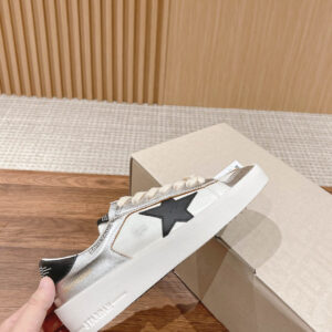 Giày Golden Goose Stardan Silver Black