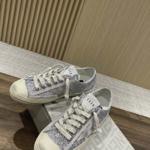 Giày Golden Goose Deluxe Brand V-Star Glittered Lace-Up