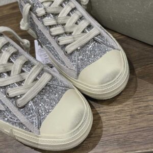 Giày Golden Goose Deluxe Brand V-Star Glittered Lace-Up