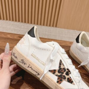 Giày Golden Goose Wmns Ball Star ‘White Leopard’