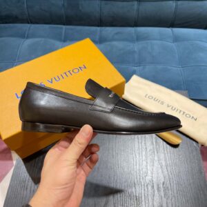 Giày Louis Vuitton LV Glove Loafers Black