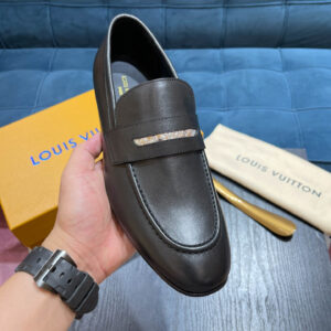 Giày Louis Vuitton LV Glove Loafers Black