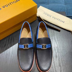 Giày Louis Vuitton Major Loafers Marine