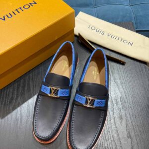 Giày Louis Vuitton Major Loafers Marine