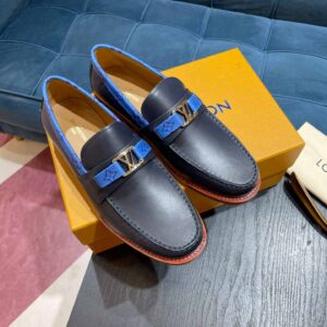 Giày Louis Vuitton Major Loafers Marine