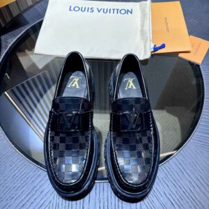 Giày Nam Louis Vuitton Major Loafers 'Black'