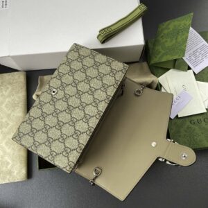 Gucci Dionysus GG Supreme Mini Họa Tiết Monogram Màu Beige