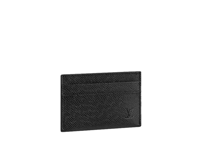 vVí Đựng Thẻ Louis Vuitton Double Card Holder Taiga Leather