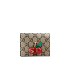 Ví Đựng Thẻ Gucci Supreme Cherries