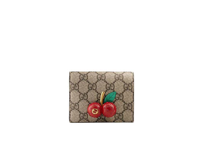 Ví Đựng Thẻ Gucci Supreme Cherries