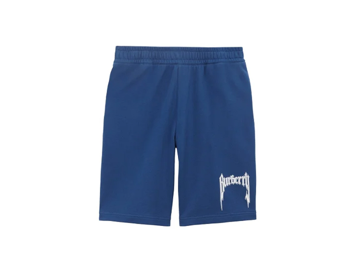 Quần Shorts Burberry Logo Print Blue