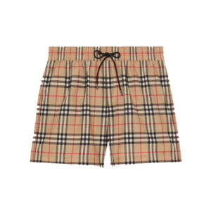 Quần Shorts Burberry Vintage Check Drawcord Swim