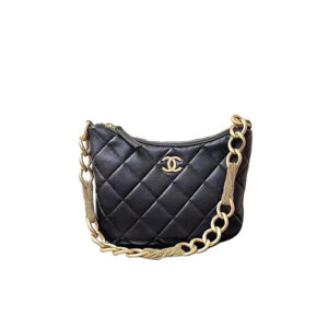 Túi Chanel 23A Hobo Bag Black Lambskin Best Quality