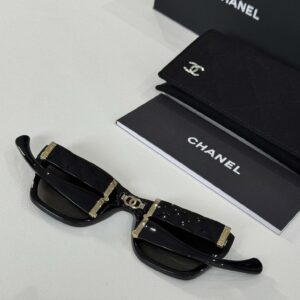 Kính Mắt Chanel Acetate Metal Square Folding CC Logo