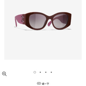 Kính Mắt Chanel Unisex Street Style Oval Sunglasses