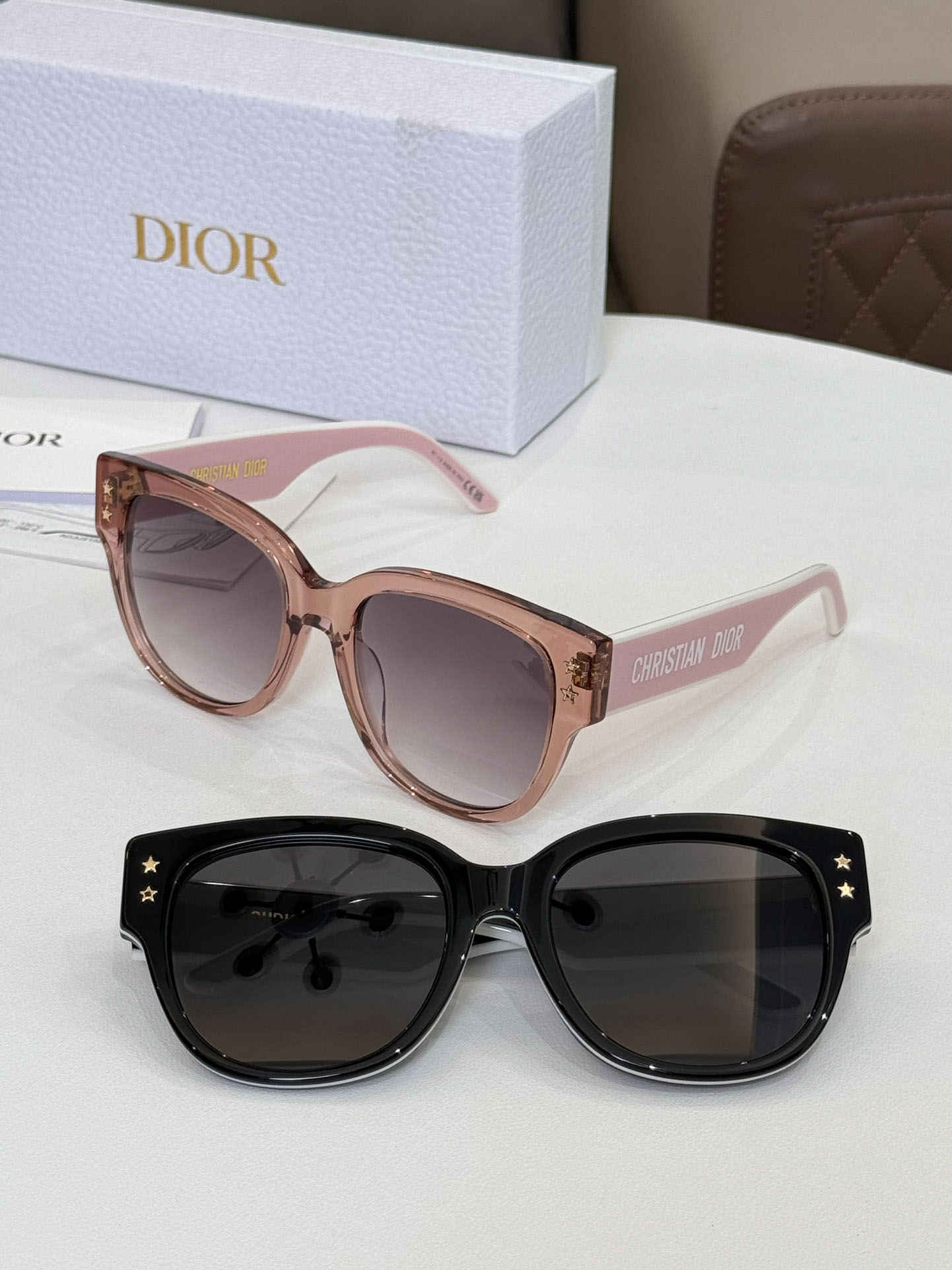 Kính Mát Dior Pacific B2F Black Butterfly Sunglasses