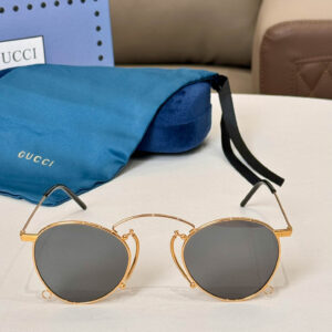 Kính mắt Gucci GG1034S 48 Grey & Gold Sunglasses