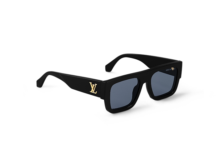 Kính Mắt Louis Vuitton Clash Square Large Size Acetate Resin Black