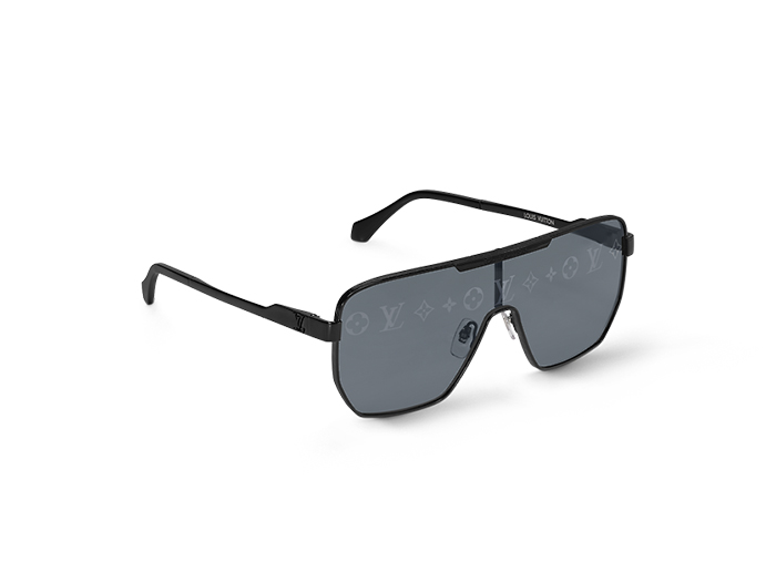 Kính Mắt Louis Vuitton Sky Mask Metal Frames Black