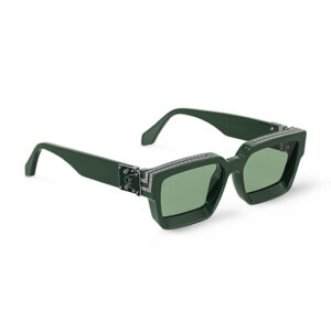 Kính Mắt Louis Vuitton Square Glasses 1.1 Millionaires Acetate Resin Dark Green