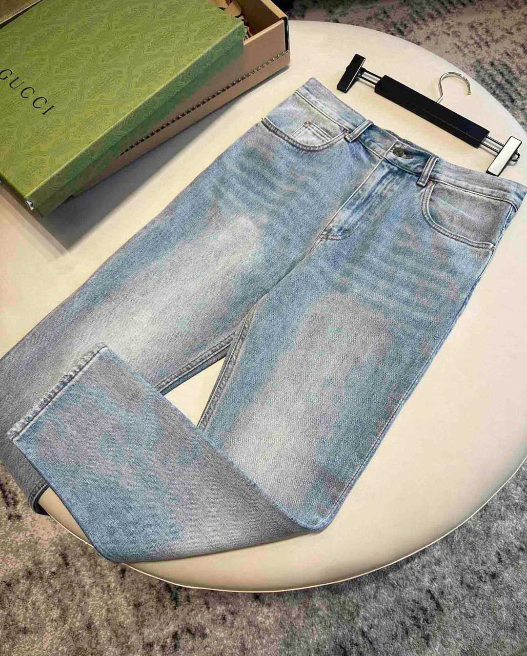 Quần Gucci Tapered Horsebit Jeans