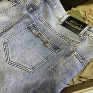 Quần Gucci Tapered Horsebit Jeans