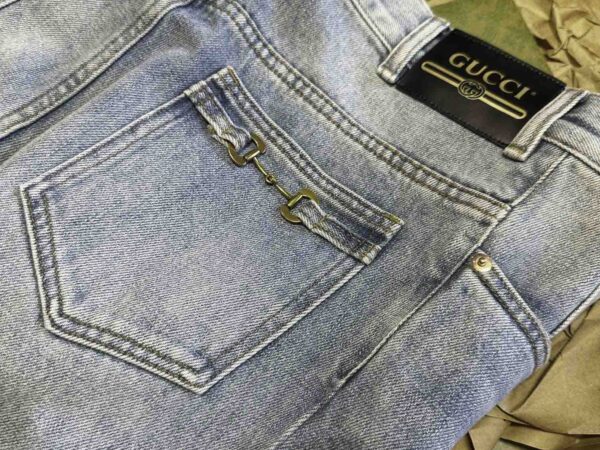 Quần Gucci Tapered Horsebit Jeans