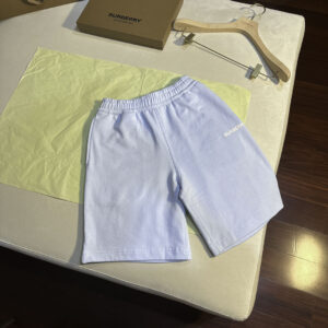 Quần Shorts Burberry Logo Print Baby Blue