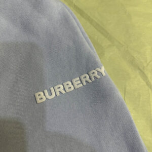 Quần Shorts Burberry Logo Print Baby Blue