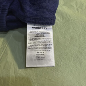 Quần Shorts Burberry Logo Print Blue
