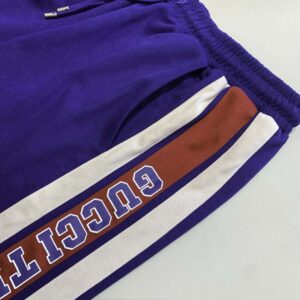 Quần Short Gucci Tiger Jersey Shorts with Stripes blue white red M