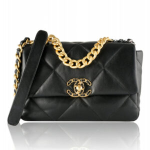 Túi Chanel 19 Flap Shoulder Bag Black Leather